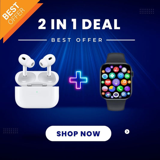 AirPods Pro 2nd Generation Buzzer + i8 PRO MAX Smart Watch