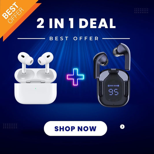 AirPods Pro 2nd Generation Buzzer + Air 31 TWS Transparent Earbuds