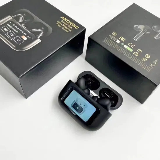 A9 Pro ANC Wireless Earphones LED Screen